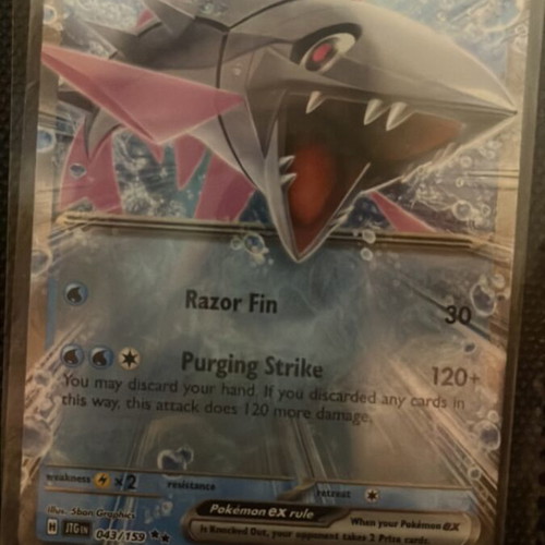 Veluza EX Pokemon card new