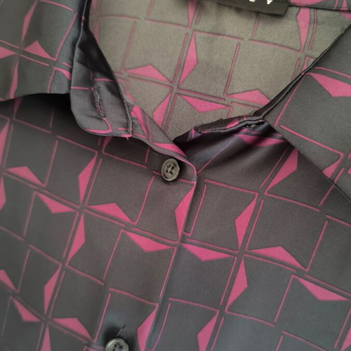 Sisley Shirt with Geometric Pattern Small like new