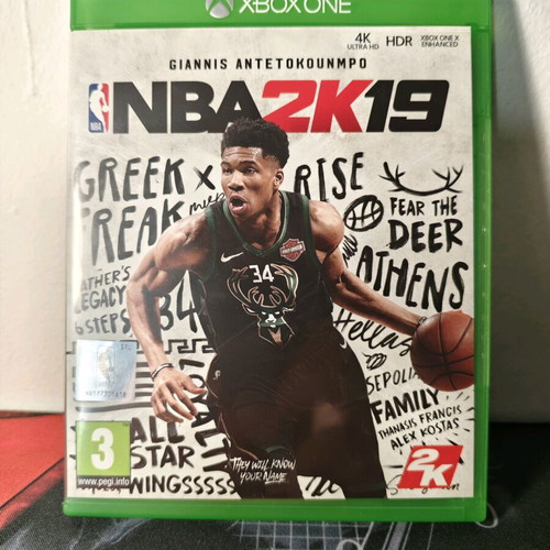 NBA2K19 Xbox One used, complete Pal GR