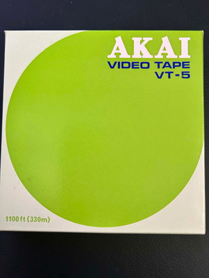 Akai 5” sealed reel for audio recordings