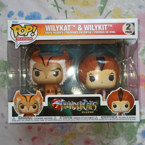 Thundercats Wilykat & Wilykit 2-Pack Funko Pop used
