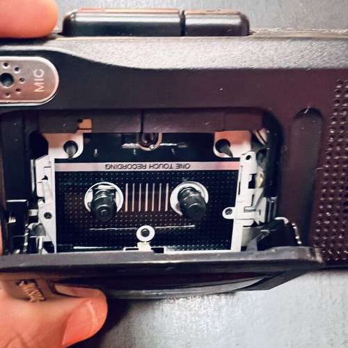 Panasonic Vintage Portable Cassette Recorder new, with two cassettes
