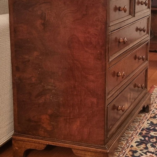 Vintage dresser used with three large and two small drawers