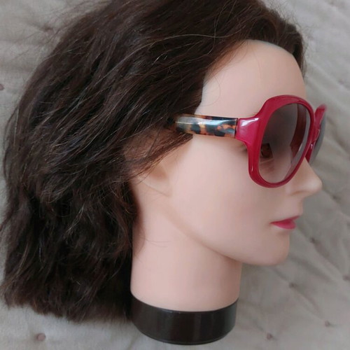 Folli Follie sunglasses like new, red and brown leopard arms