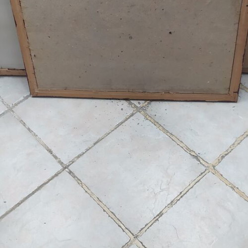 Framed paintings used, set of 3, size 75x60