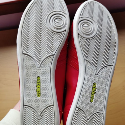 Adidas Neo red ballerina shoes size 42 like new