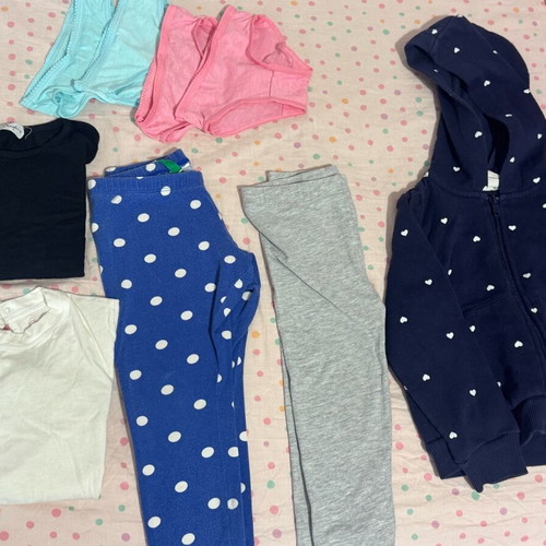 Package of 9 pieces of vintage clothes and intact underwear H&M like new