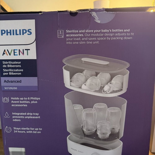 Philips Avent Electric Steam Sterilizer 3 in 1 like new
