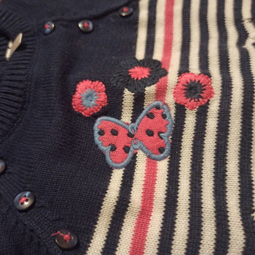Baby set 2 knitted dresses Orchestra like new for 1 month