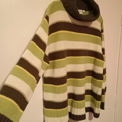 Turtleneck sweater used, multicolor, size XXL