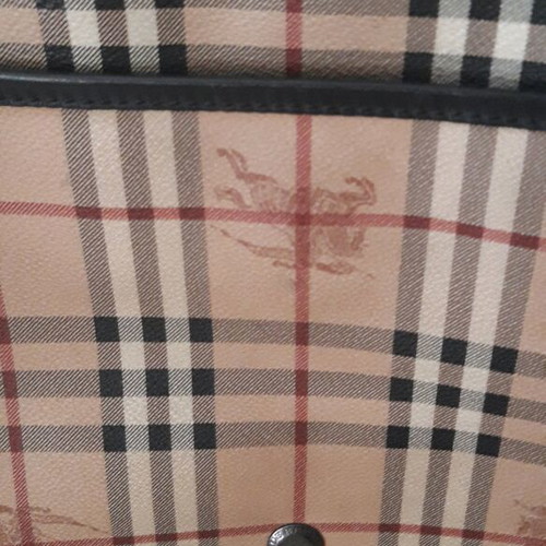 Burberry crossbody bag like new, canvas with leather details