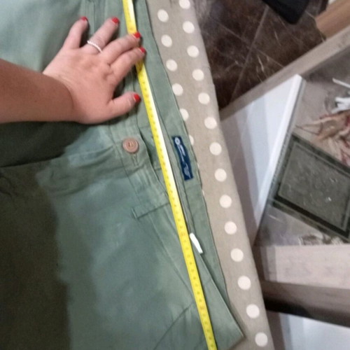 Rebase men's pants type gabardine size XXL olive green like new