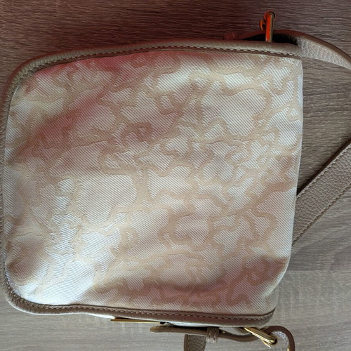 Tous crossbody bag used, white and beige, size 22x19 cm