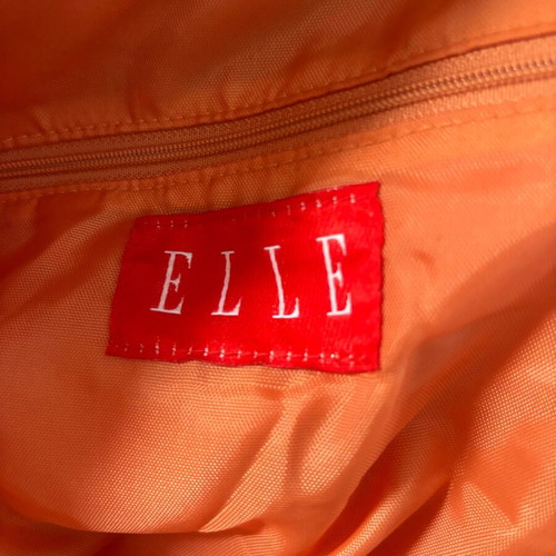 Set of large and small ELLE bags used, orange