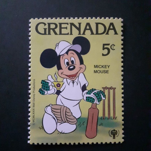 Disney Sport Mickey 1979 Stamp Set Mint from Grenada