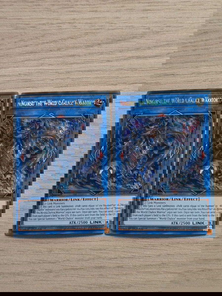 Ningirsu the World Chalice Warrior  COTD-EN050 1st edition (Secret Rare) X2