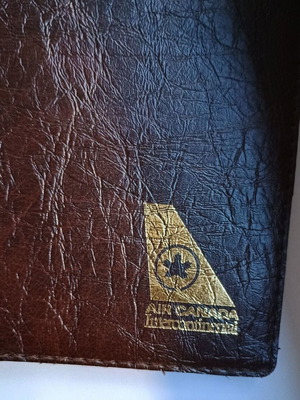Vintage Agenta Air Canada phone directory brown color new