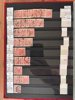 Συλλογή Γερμανικών και Βαυαρικών γραμματοσήμων μεταχειρισμένη 1860-1905 σε άλμπουμ