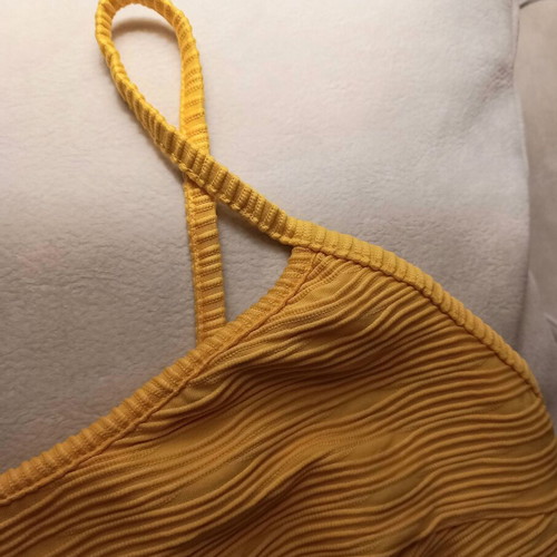 Minerva full-body swimsuit like new, yellow, XL