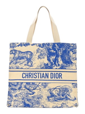 Christian Dior Dioriviera μεγάλη ψάθινη τσάντα καινούργια
