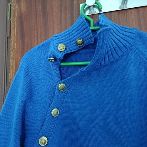 Knitted dress blue used, size M