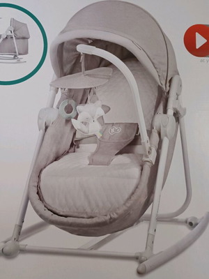 Kinderkraft Unimo 5 in 1 baby recliner σαν καινούργιο, stone gray