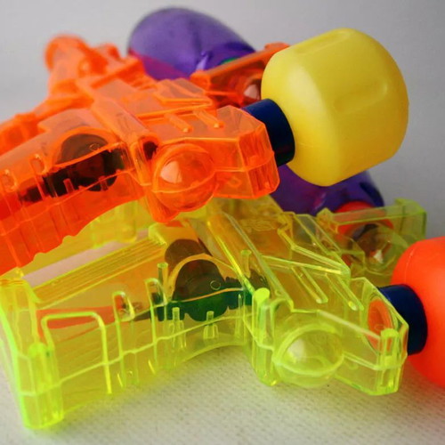 Old water guns 22cm from 1990s, set of 2