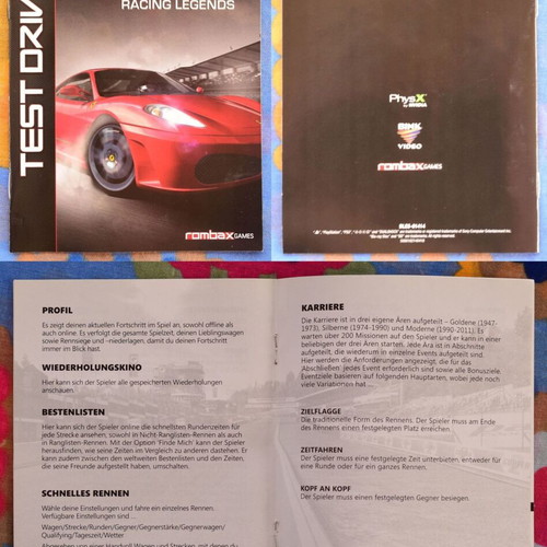 Test Drive: Ferrari Racing Legends PS3 game like new