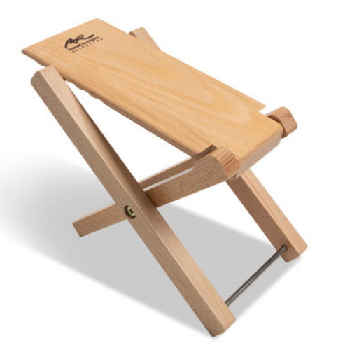 Rodriguez wooden beige footrest with case new