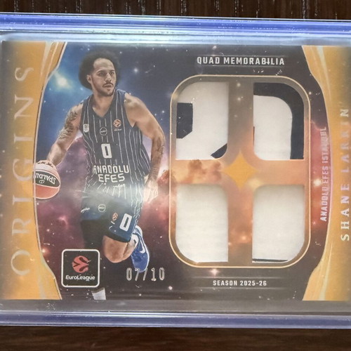 Shane Larkin and Nando De Colo Quad Memorabilia cards like new