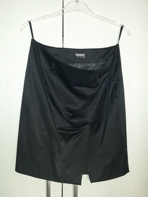 Satin skirt Paranoia new, size M black