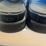 Ugg platform slippers black like new