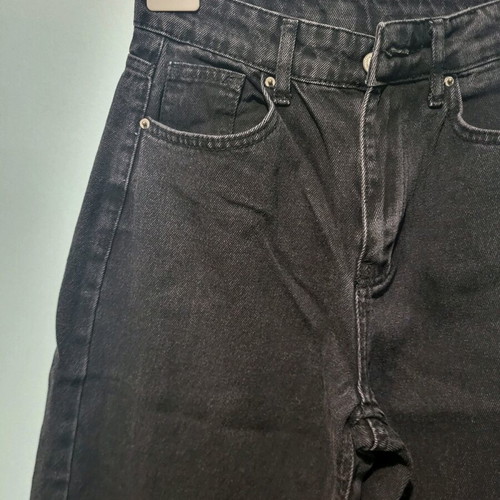 Wide black jeans new, waist 32cm, height 108cm, size S