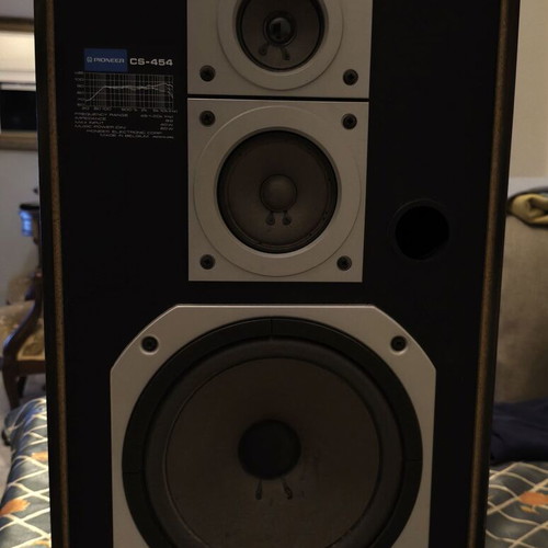 Pioneer CS-454 vintage 3-way speakers