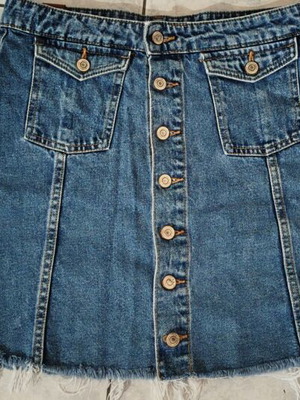 Τζην φούστα σαν καινούργιο, μέγεθος L, μπλε