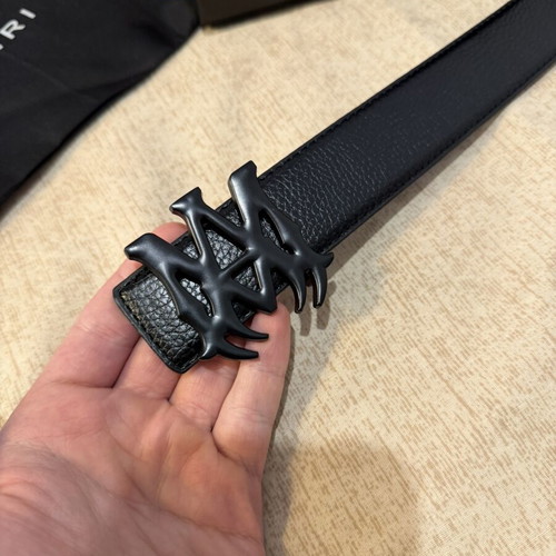 Amiri men's belt black, new, size 120