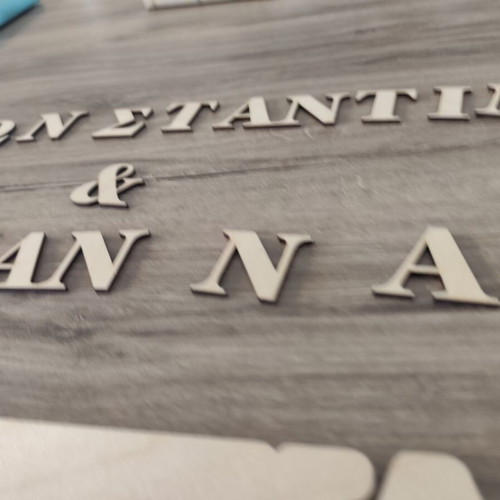 Wooden Letters and Laser Cut Elements for Crafts new