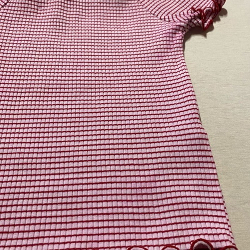 Striped Zara Trafaluc t-shirt like new, white-red, size S