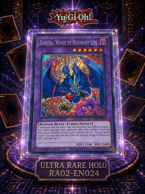 Yu-Gi-Oh! Garura Wings of Resonant Life card