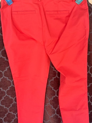 Michael Kors women's carrot pants like new, size 4, orange