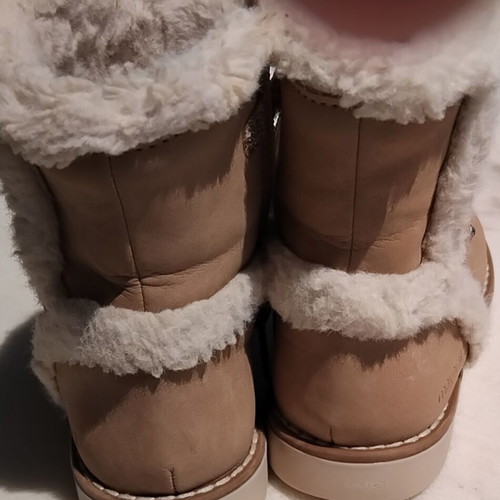 Mayoral kids' boots size 27 used, brown with fur