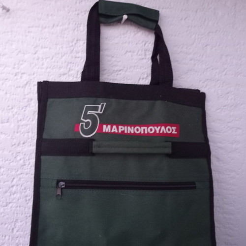 Folding market bag used with wheels for shopping