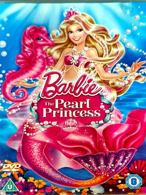 "Barbie: The Pearl Princess" DVD, αγγλική έκδοση, cover excellent and media signs of use
