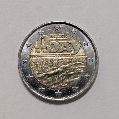 Commemorative 2 Euro Coin France 2014 like new