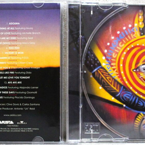 Santana Shaman CD album used, enhanced, rock