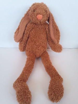 Hairy plush cuddle bunny Happy Horse used
