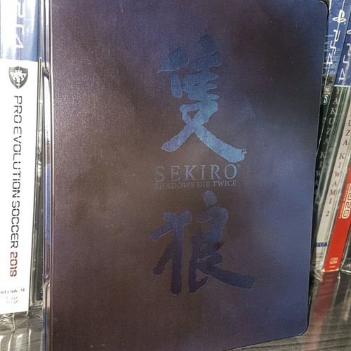 Sekiro Shadows Die Twice Official Steelbook PS4 like new