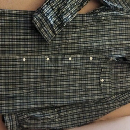 Long checkered scout shirt size M like new, multicolored