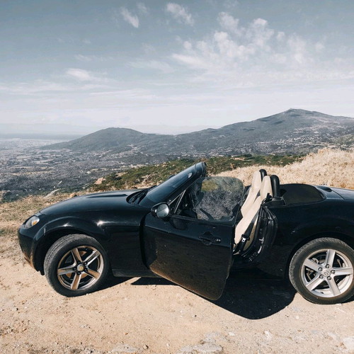 Mazda MX-5 NC used convertible 1.8L manual, 110000 km, black