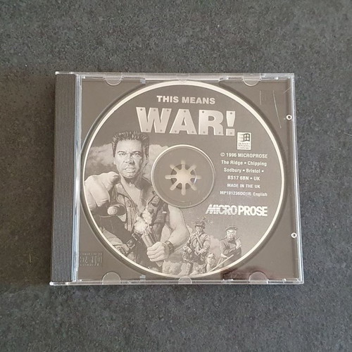 This Means War! PC game used, 1995, strategy